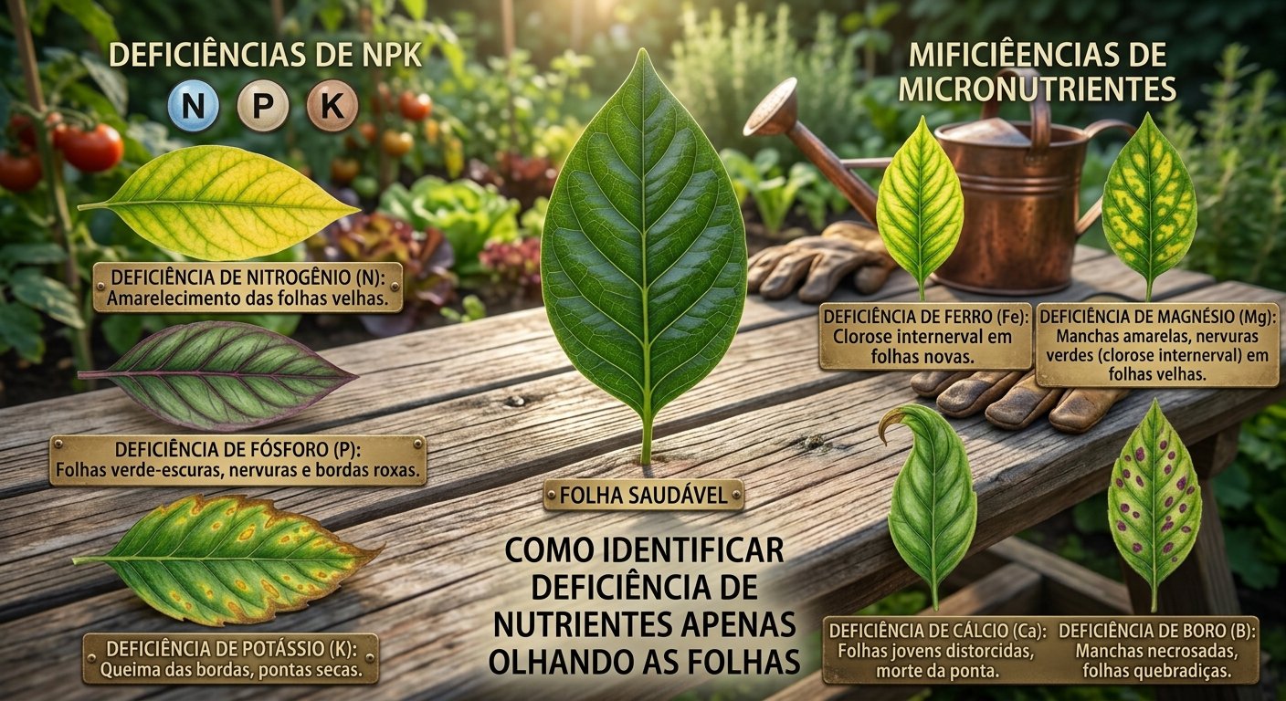 Como Identificar a Deficiência de NPK e Micronutrientes